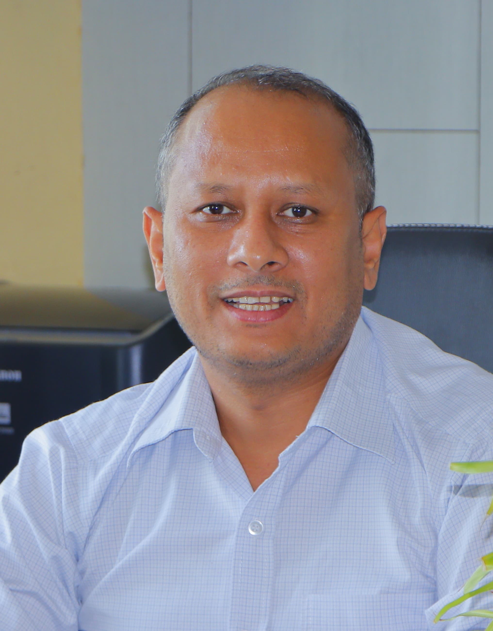 Portrait of Phr. Indra Baniya, Managing Director